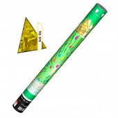 Пневмохлопушка 60 см, прямоугольники золото - Купить конфетти в Липецке | серпантин - хлопушки